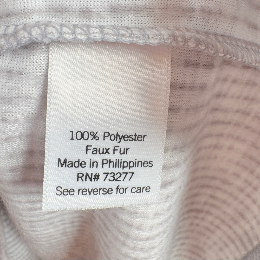 Croft & Barrow Intimates Women’s XL Pajama Top Gray Long Sleeve Lounge Sleepwear - Picture 5 of 9